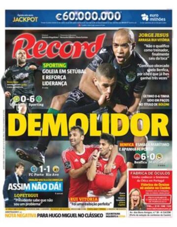 Portadas de la prensa mundial