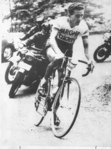 Federico Mart¨ªn Bahamontes gan¨® la clasificaci¨®n de la monta?a del Tour de Francia de 1954.