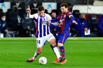 Rubén Alcaraz y Leo Messi.