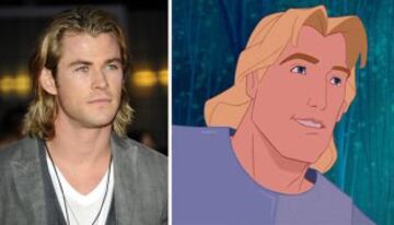 Chris Hemsworth como John Smith de 'Pocahontas'