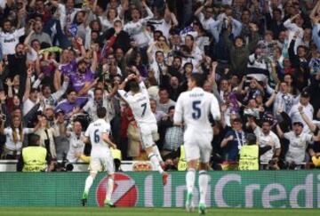 2-0. Cristiano Ronaldo celebró el segundo gol.