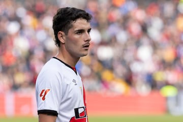 Camello, durante un partido con el Rayo.