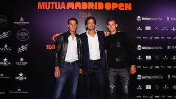 Nadal, Dimitrov, Thiem... se dan un baño de masas nocturno