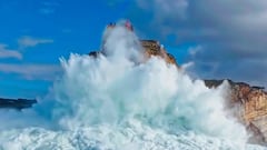 Así de increíble es la ola más grande del mundo vista desde el mar