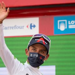 Egan Bernal: "El calor hace más dura la carrera"