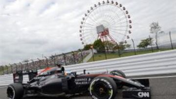 Fernando Alonso en el GP de Jap&oacute;n en Suzuka.