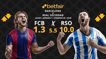 FC Barcelona vs. Real Sociedad: horario, dónde ver, pronósticos y clasificación