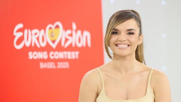La cantante Melody durante una rueda de prensa, en Torrespaña, a 25 de marzo de 2025, en Madrid (España). RTVE ha anunciado durante la rueda de prensa que la persona encargada de dar los puntos de España en el Festival de Eurovisión 2025 será Chanel. La cantante será la portavoz que se pondrá frente a la cámara para entregar los puntos del jurado español.
25 MARZO 2025
Jesús Hellín / Europa Press
25/03/2025