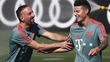 James Rodríguez, jugador del Bayern Múnich