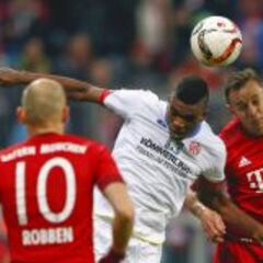 Jhon Córdoba corta el invicto en casa del Bayern de Guardiola