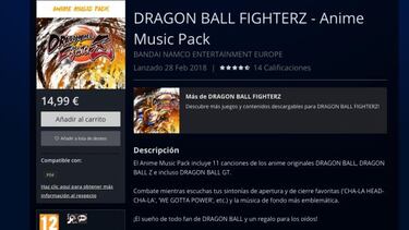 El Anime Music Pack, ya disponible en Dragon Ball FighterZ y Xenoverse 2