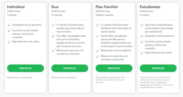 Consigue Spotify Premium más barato: todos los planes para ahorrarte dinero y escuchar la mejor música