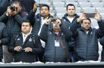 Entrenamiento del Real Madrid en el Allianz Arena en imágenes