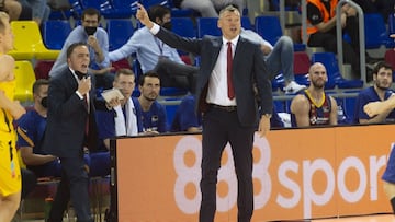 El entrenador del Barcelona, Sarunas Jasikevicius, ha valorado la victoria del Bar&ccedil;a ante el Tenerife, en el primer partido de las semifinales del playoff ACB.