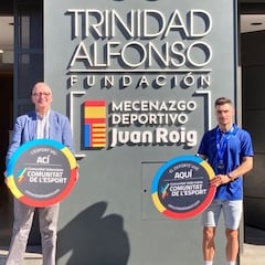 Roberto Sánchez: "Los gritos de la afición te hacen volar"