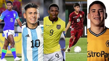 Los jugadores a seguir en el Preolímpico Sudamericano: de Endrick a Echeverri