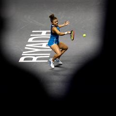 Solo 400 espectadores en las WTA Finals de Riad