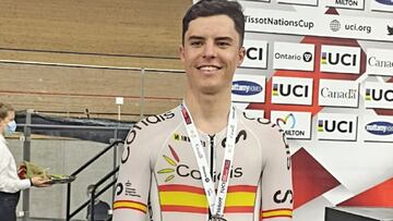 Erik Martorell se cuelga la medalla de plata en Milton