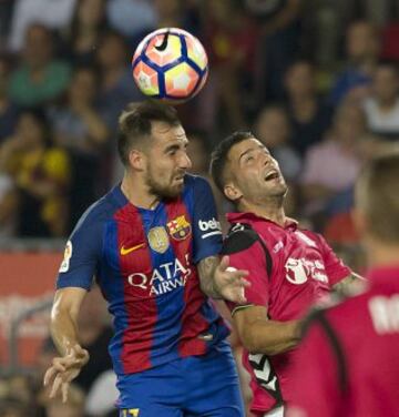 Paco Alcácer debutó con la camiseta azulgrana.