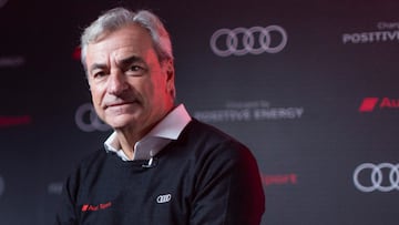 Carlos Sainz, durante su entrevista con AS previa al Dakar 2024.