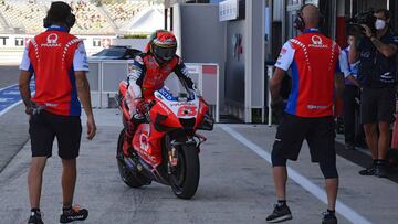 Francesco Bagnaia con su Ducati.