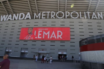 La presentación de Lemar, nuevo fichaje del Atlético, en imágenes