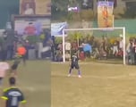 El golazo en un partido amateur de barrio que rompe las redes