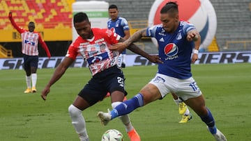 Millonarios recibe al Junior de Barranquilla en el estadio El Camp&iacute;n de Bogot&aacute; por la vuelta de las semifinales de la Liga BetPlay.