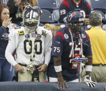 Los Daft Punk estuvieron en la grada presenciando el Saints-Texans.