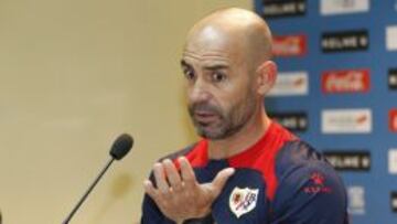 Paco Jémez en rueda de prensa.