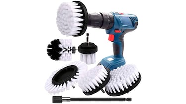 Limpia la casa y el coche con estos cepillos para taladro