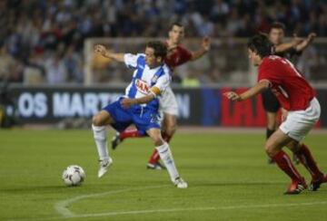Temporada 2003-04: El Espanyol se salva en la última jornada de Liga en un partido ante el Murcia en el que Tamudo marcó el gol de la victoria. Sumó un total de 19 goles en esa temporada.