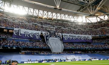 Impresionante aspecto del Bernabéu.