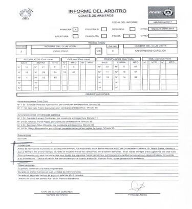 Lapidario informe de Carlos Ulloa deja a Mario Salas en las cuerdas