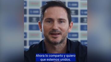 El primer mensaje de Lampard como entrenador del Everton