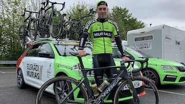 Julen Irizar, corredor del Euskadi Murias.