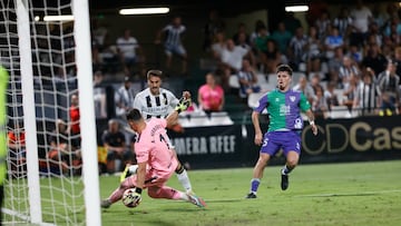 De Miguel (Castellón) y Alfonso Herrero (Málaga), el máximo goleador y el portero menos goleado de Primera RFEF.