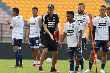 Independiente Medellín entrenó en el Atanasio Girardot previo al duelo contra Deportes Tolima por Liga BetPlay. Después vendrá la Libertadores.