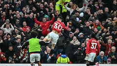 Resumen y goles del Manchester United vs Fulham, jornada 24 de Premier League