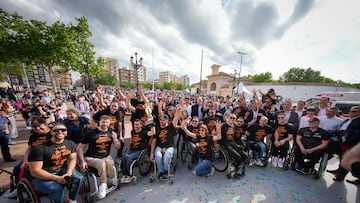 Ba?o de masas para el BSR Amiab Albacete