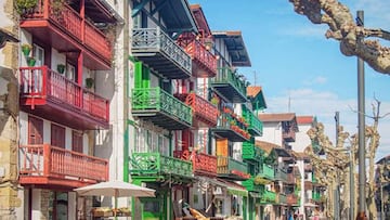 Casas de colores de Hondarribia