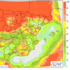 AEMET avisa de la llegada de un ‘tobogán térmico’