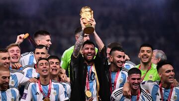 Lionel Messi, futbolista de Inter Miami, y la selección de Argentina celebran el tercer aniversario de su consagración en la Copa del Mundo de Qatar 2022.