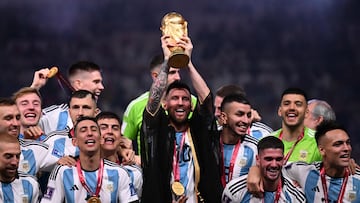 Lionel Messi, futbolista de Inter Miami, y la selección de Argentina celebran el tercer aniversario de su consagración en la Copa del Mundo de Qatar 2022.