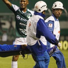 'Pecoso' Correa sufre trauma craneal en Cali vs. Once Caldas