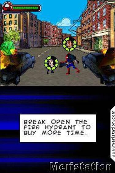 Ultimate Spider-Man fotografiado en Nintendo DS