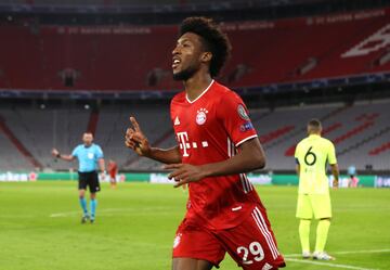 4-0. Kingsley Coman celebró el cuarto gol.