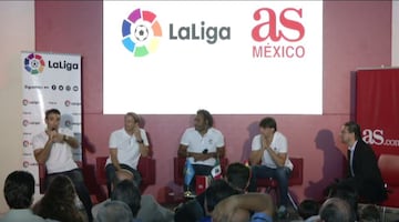 El evento de AS México fue engalanado por Fernando Morientes, Fernando Sanz, Christian Karembeu y Gaizka Mendieta.