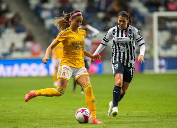 Greta Espinoza llegó de Europa para hacerse de la titularidad en el sector defensivo de Tigres, y sin duda tuvo una gran participación durante el torneo.