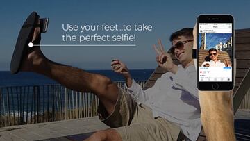 SelfieFeet, el gadget más absurdo para hacerse un selfi con el pie